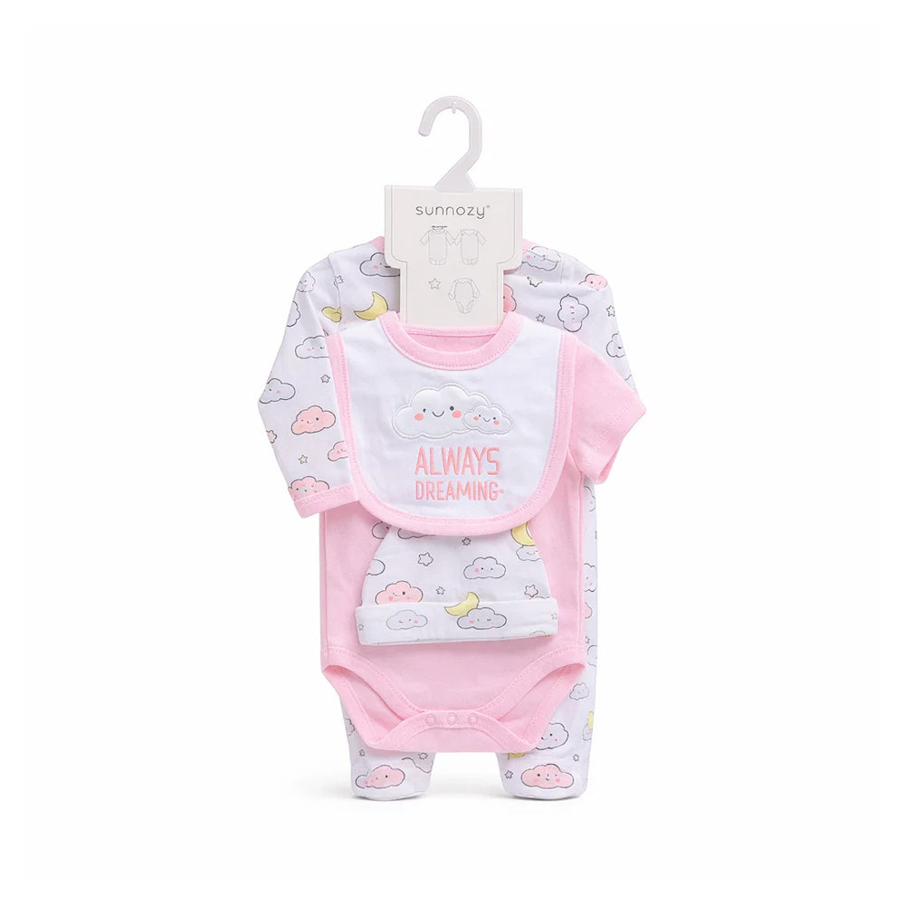 BABY 5PC GIFT SET HANGER WHITE IRS-26 3-6M S5387
