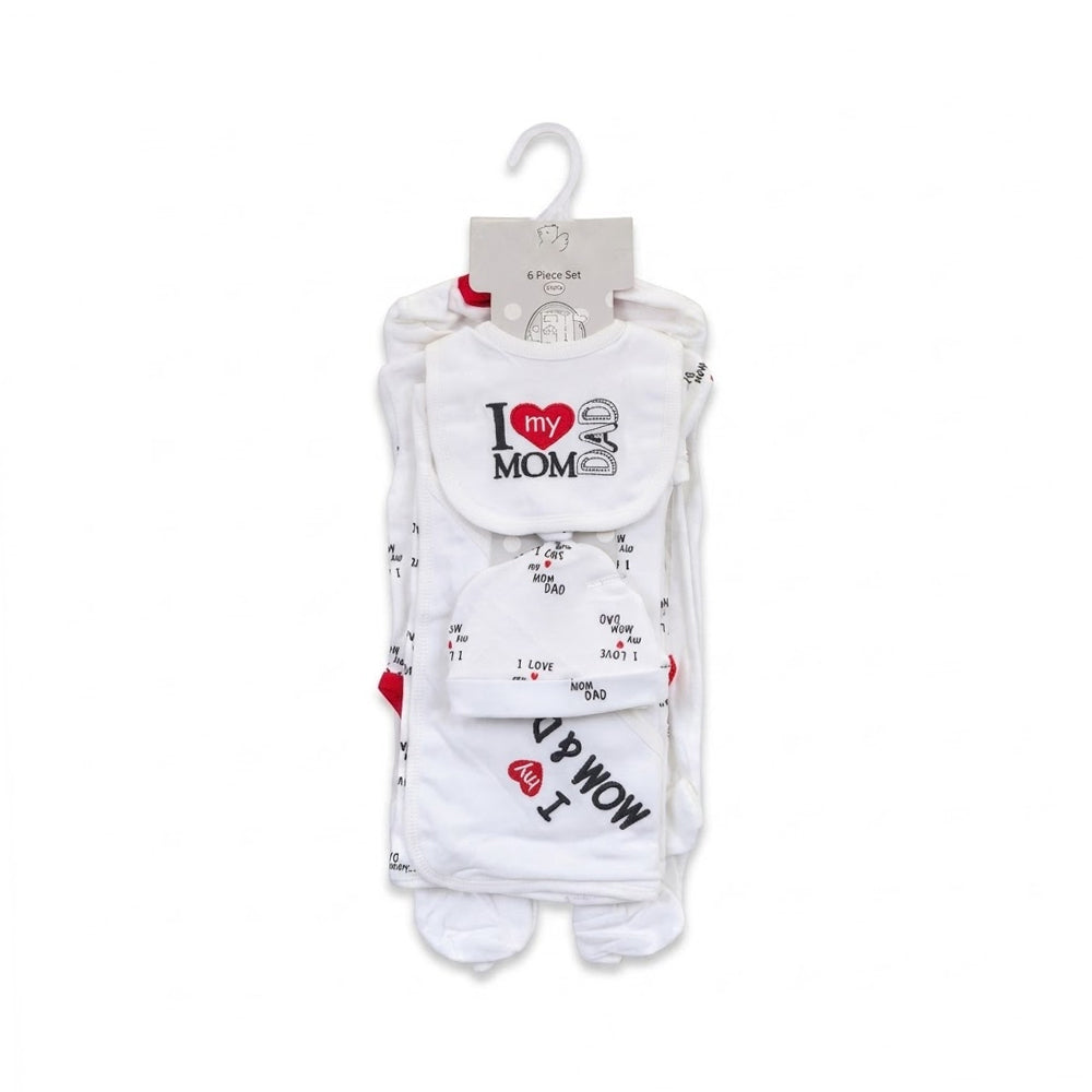 BABY 6PC GIFT SET HANGER WHITE IRS-26 3-6M S6308