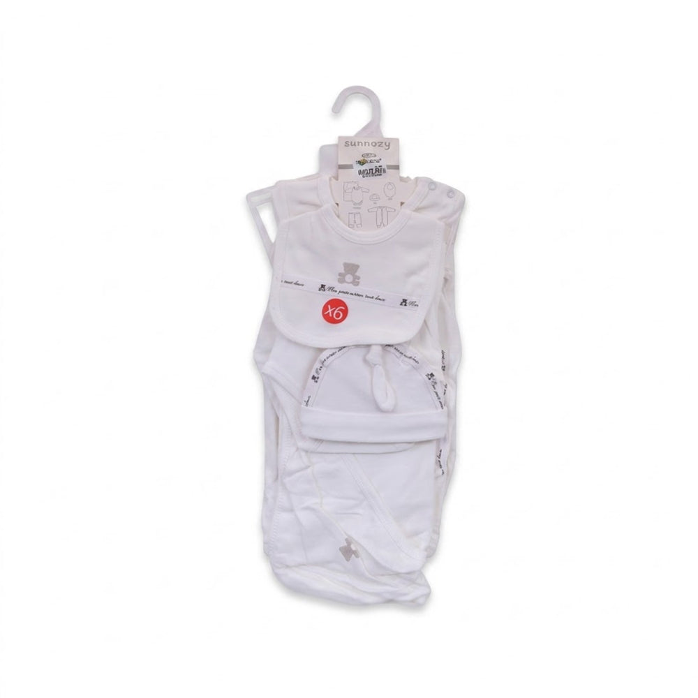 BABY 6PC GIFT SET HANGER WHITE IRS-26 0-3M 6-1BBS