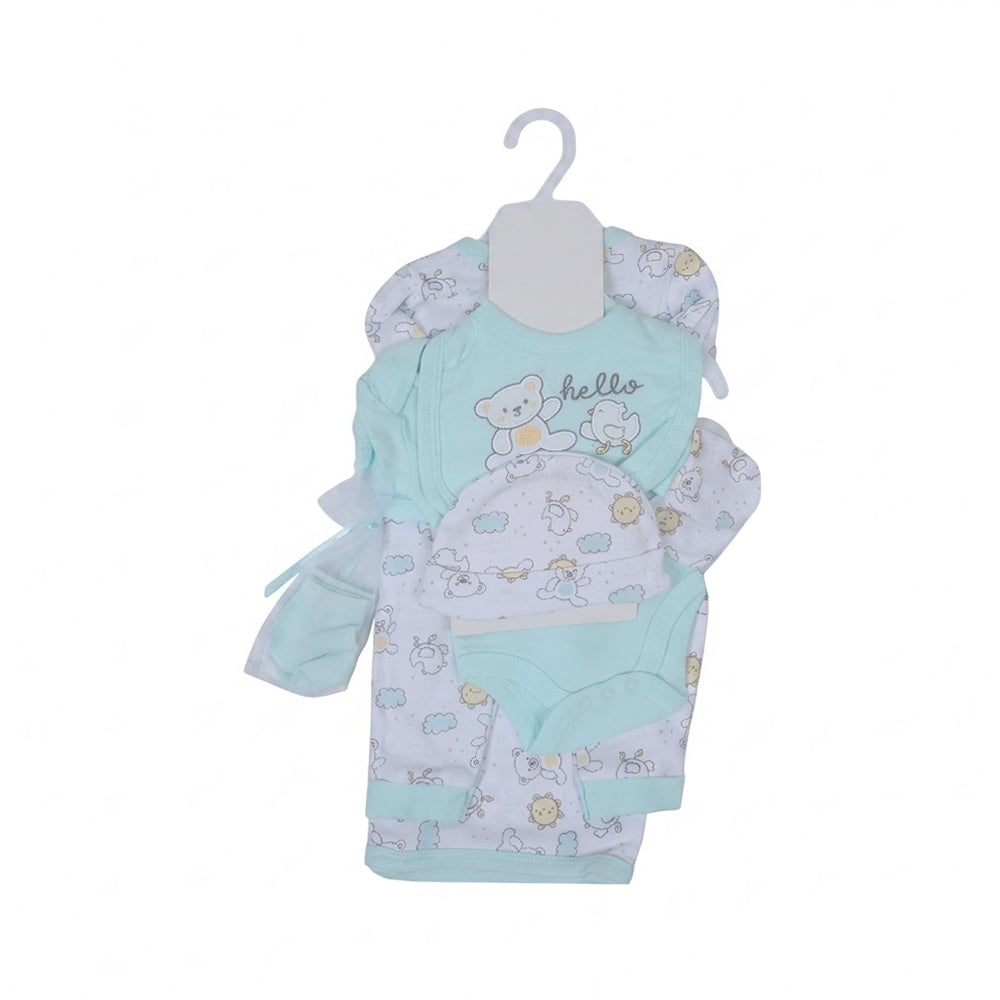 BABY 7PC GIFT SET HANGER GREY IRS-26 0-3M S-7333