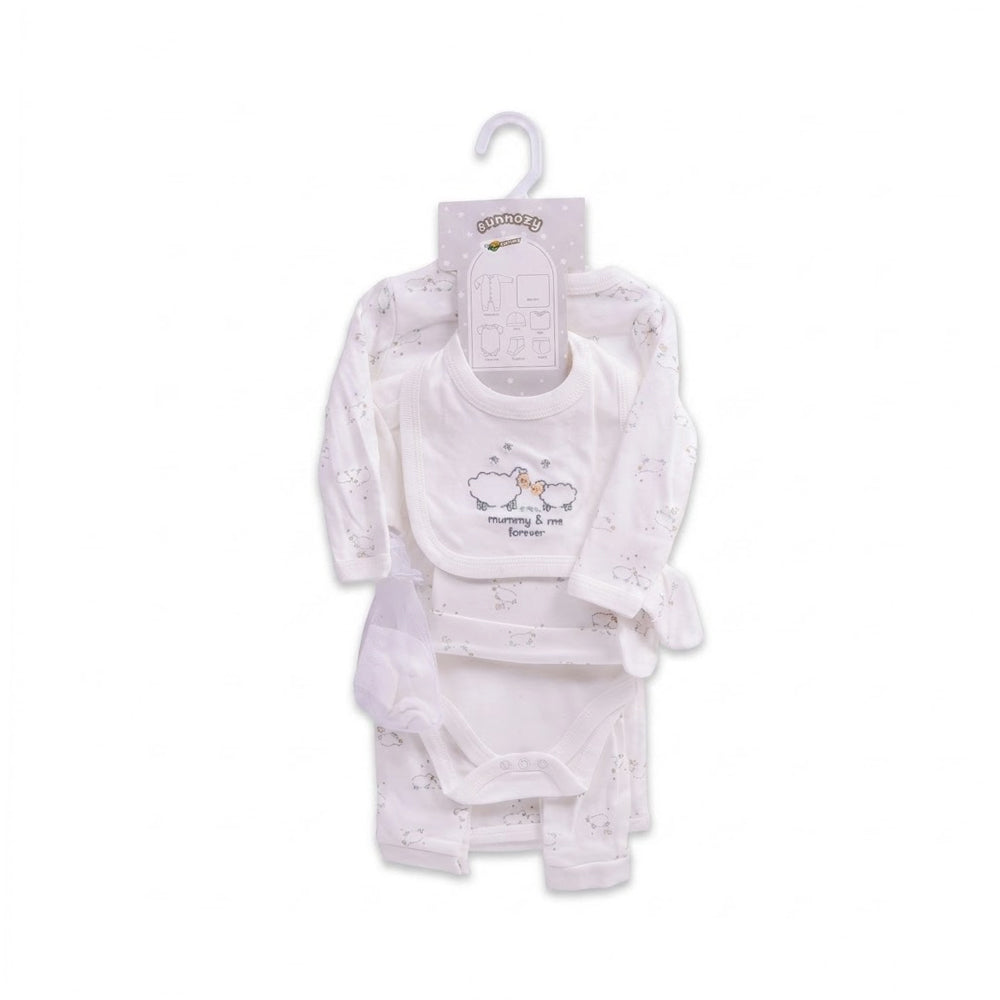 BABY 7PC GIFT SET HANGER WHITE IRS-26 3-6M S-7332