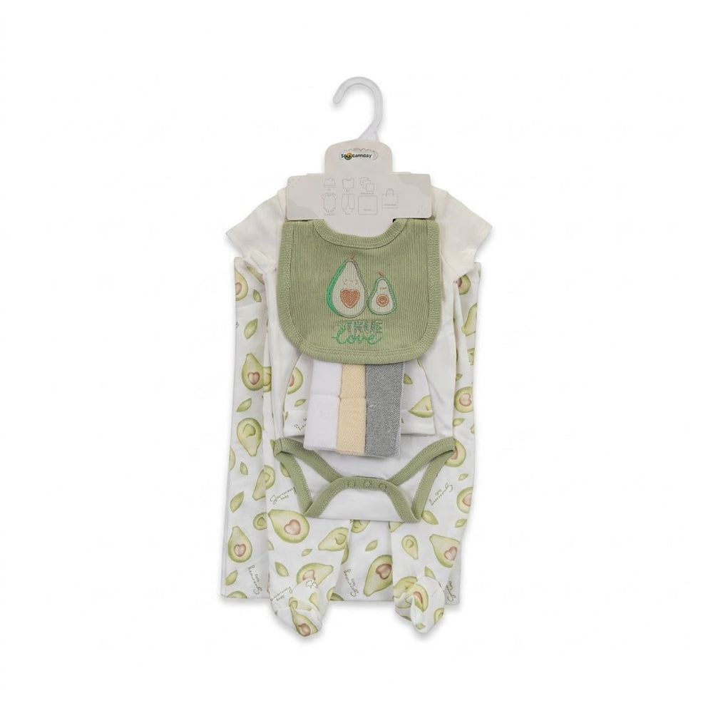 BABY 9PC GIFT SET HANGER SEA GREEN IRS-26 3-6M SBK503