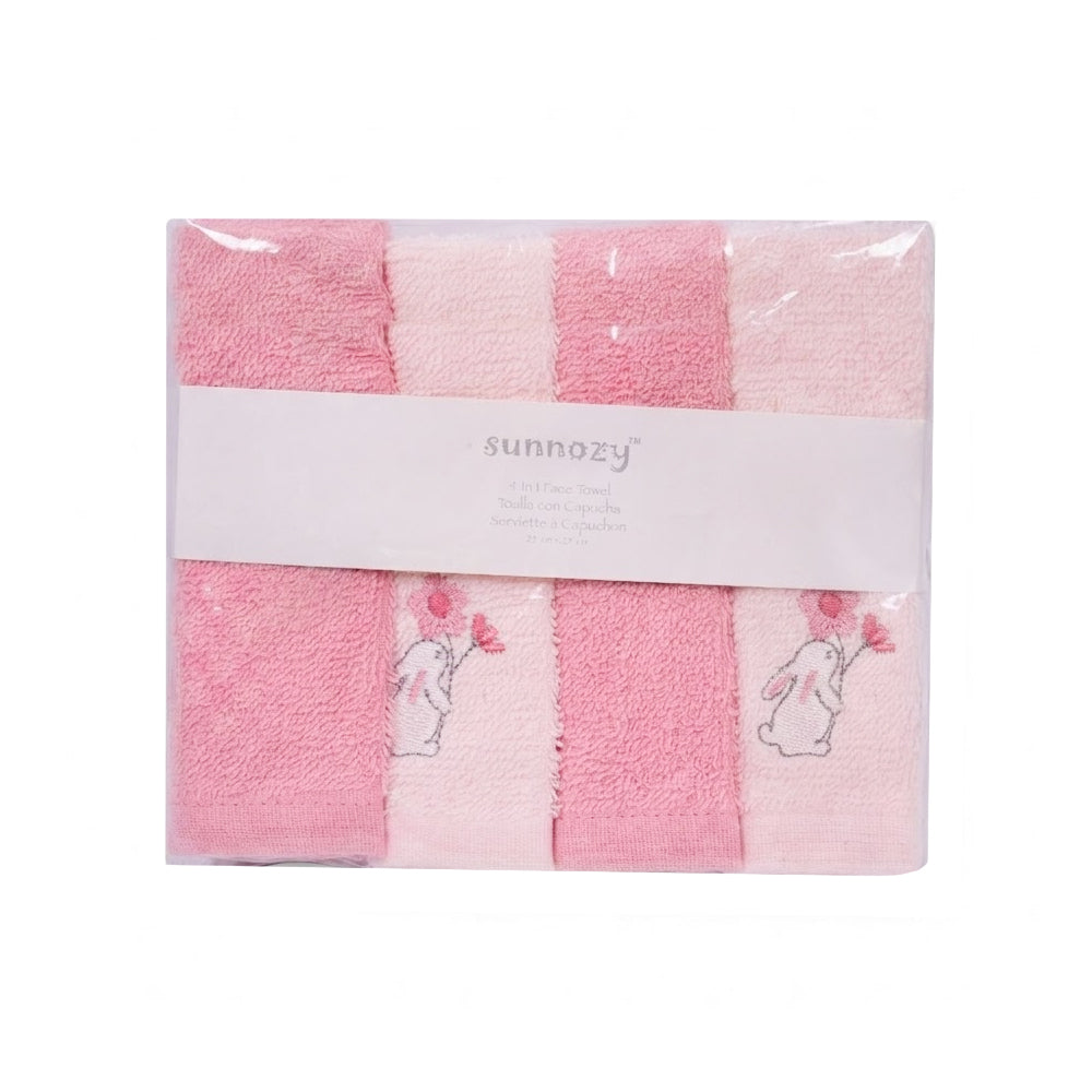 BABY 4PC FACE TOWEL IRS-26 CTLW05-B