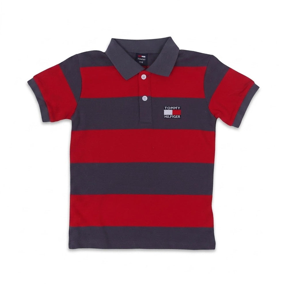 BOY S/S POLO T SHIRT MIX COLOR 4-5YEAR ZHS-26 NO 1-4 IR