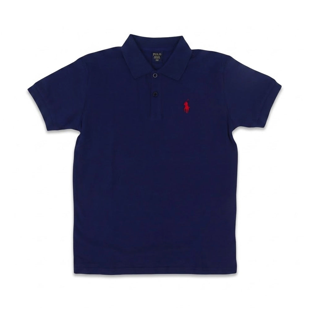 BOY S/S POLO T SHIRT MIX COLOR 8-9YEAR ZHS-26 NO 5-6 IR