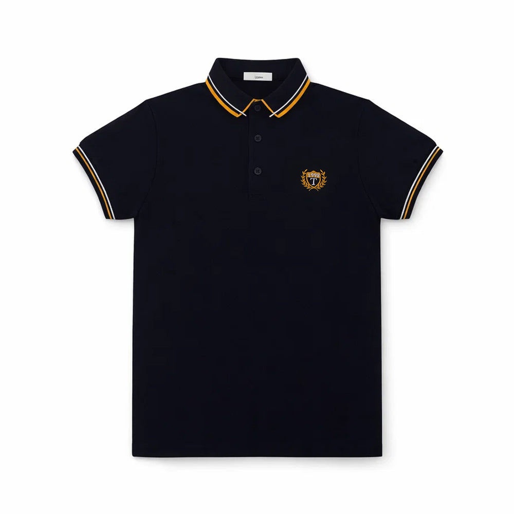 BOYS S/S T-SHIRT POLO NAVY BLUE IR 10-11 YEAR L221