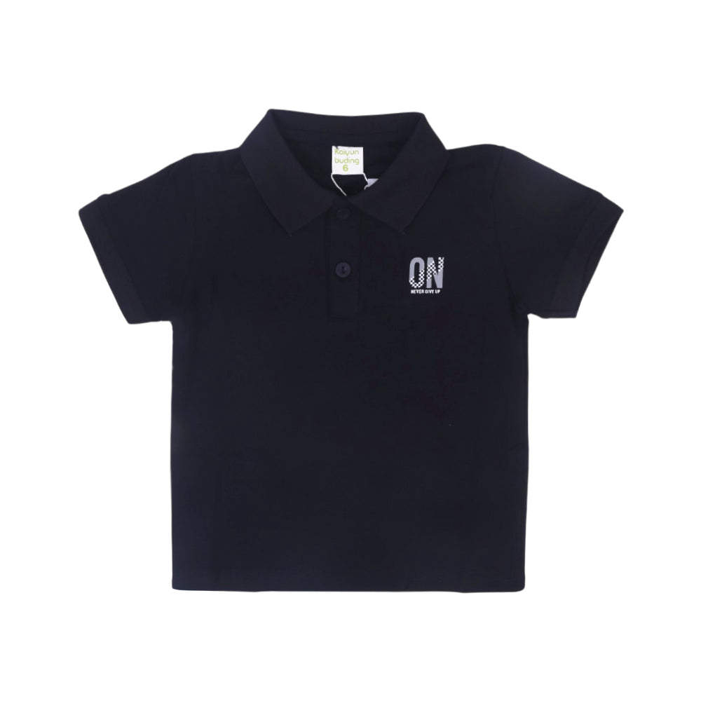 BOYS S/S T-SHIRT POLO NAVY BLUE IR 2-3 YEAR C218