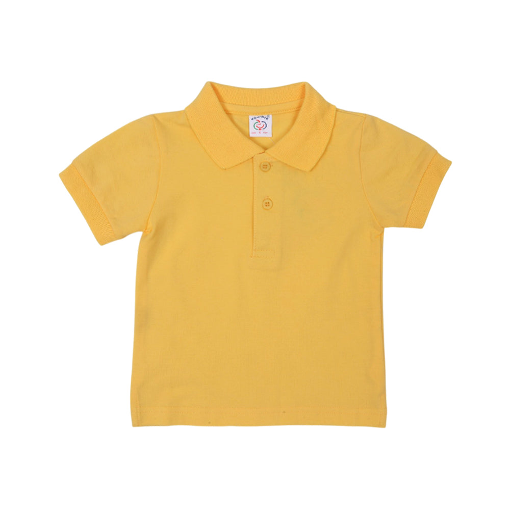BOYS S/S T-SHIRT POLO YELLOW IR 12-18M 9005