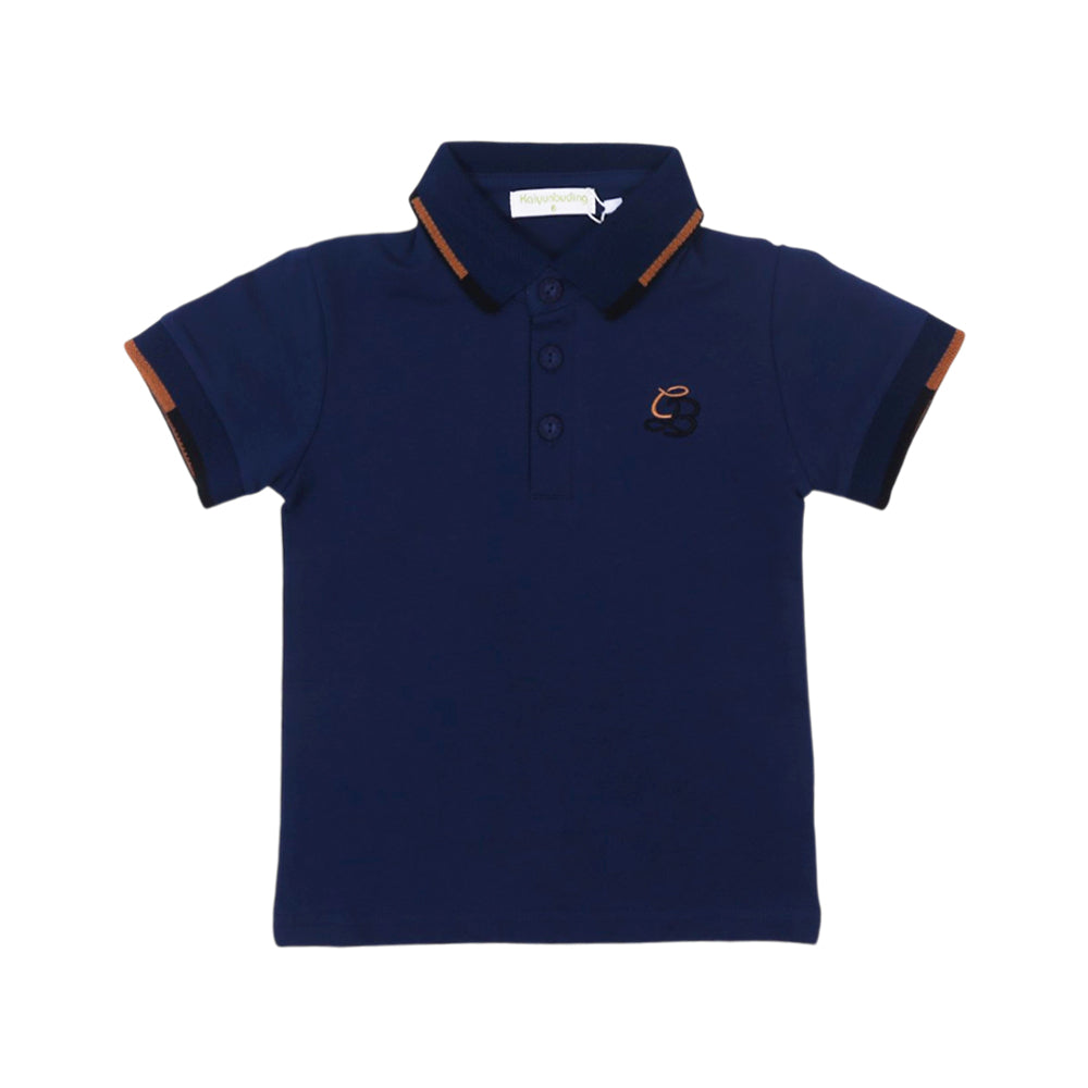 BOYS S/S T-SHIRT POLO NAVY BLUE IR 2-3 YEAR A7855