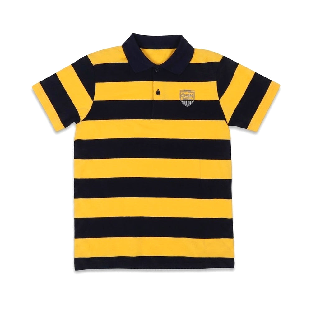BOYS S/S T-SHIRT POLO STRIPE LIGHT MIX COLOR IR 9-10 YEAR 32