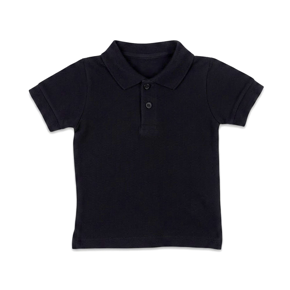 BOYS S/S T-SHIRT POLO NAVY BLUE IR 3-6M 9239