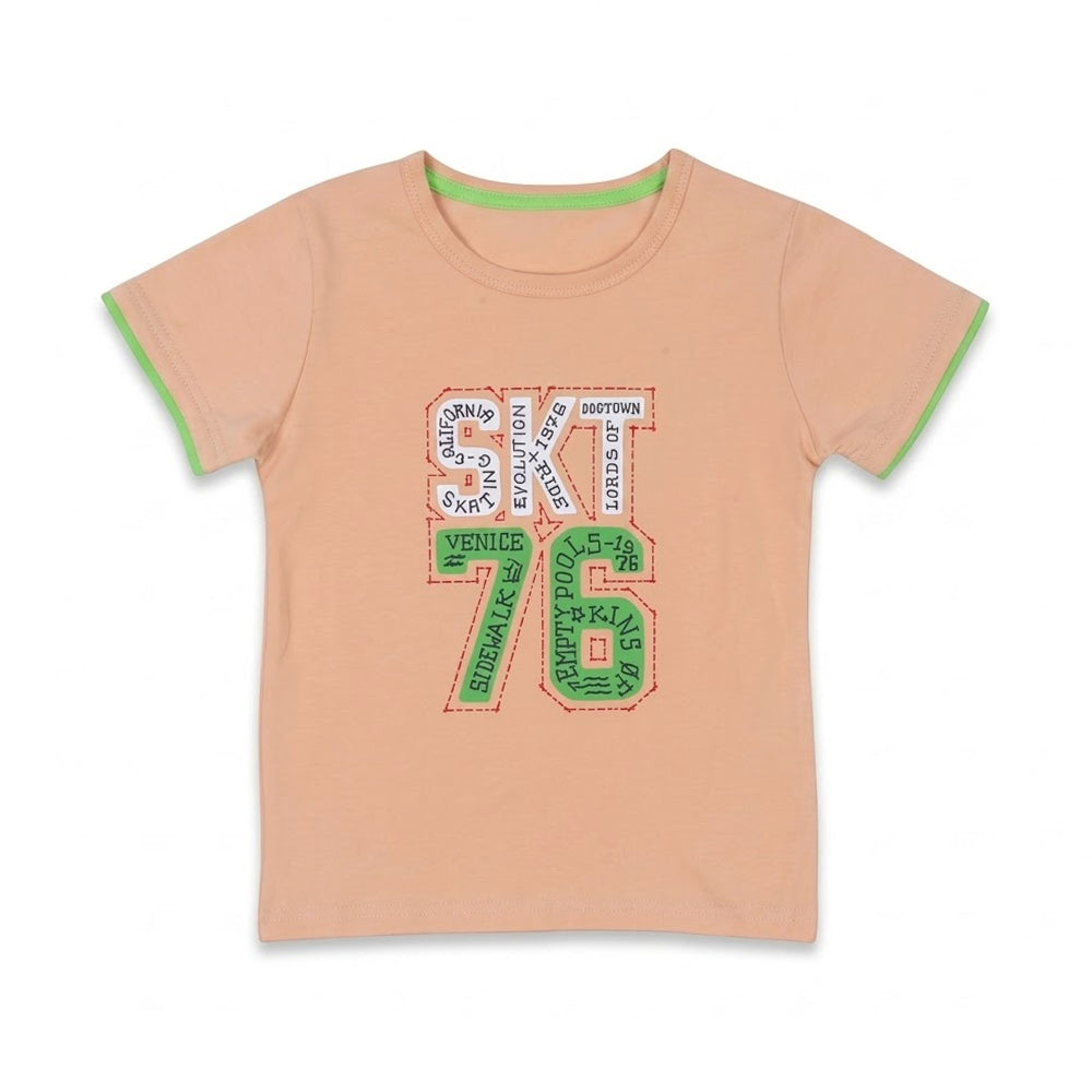 BOYS S/S T-SHIRT ROUND NECK SKIN IR 3-4 YEAR A7706