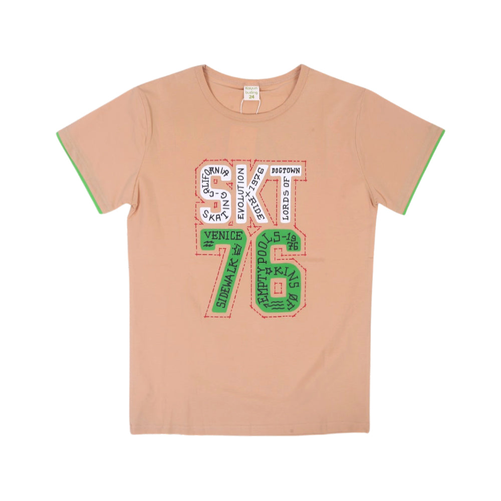 BOYS S/S T-SHIRT ROUND NECK SKIN IR 11-12 YEAR A7706