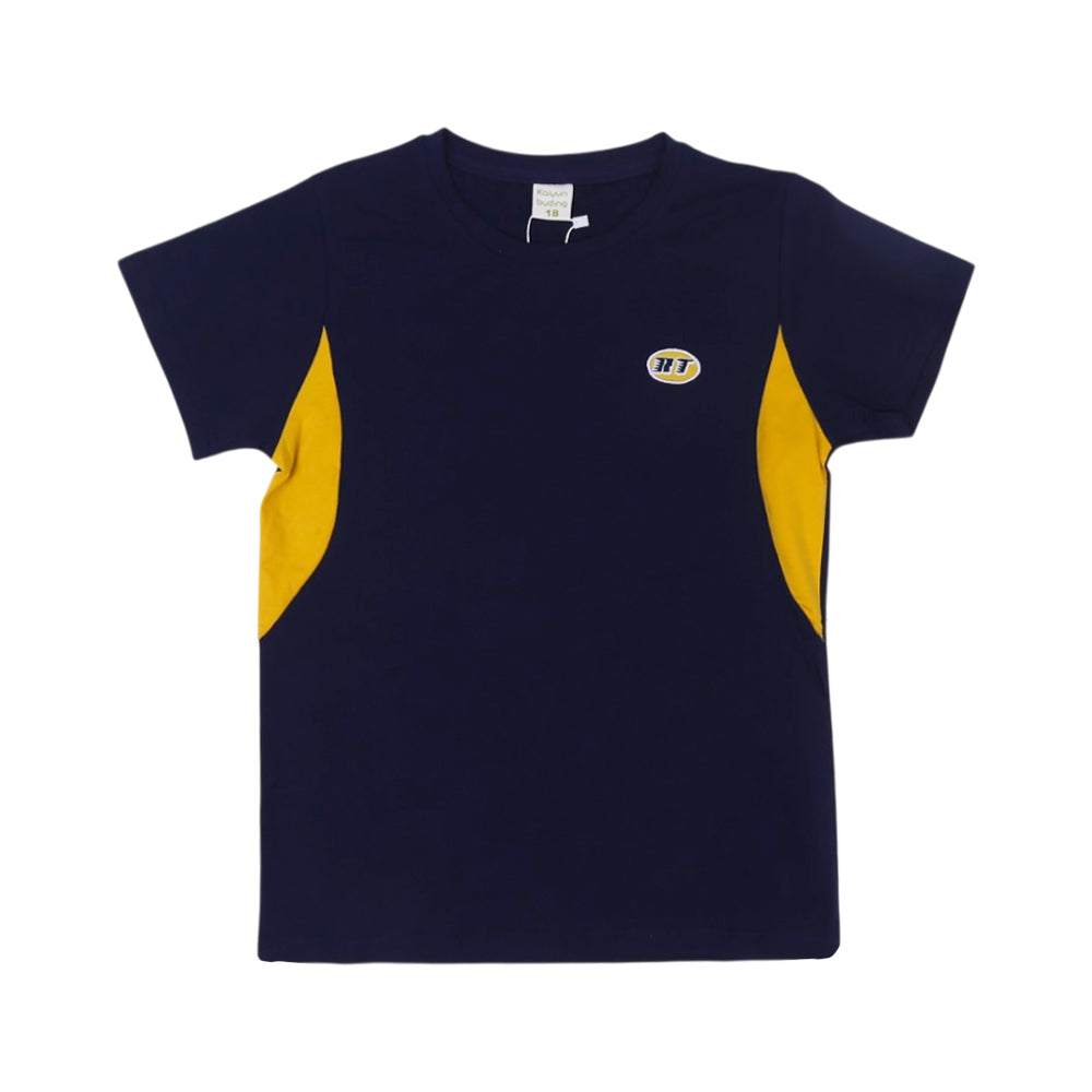 BOYS S/S T-SHIRT ROUND NECK NAVY BLUE IR 8-9 YEAR L2293