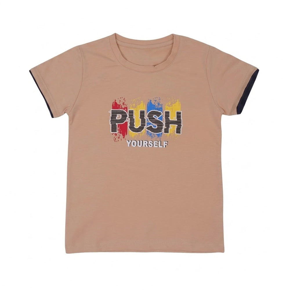 BOYS S/S T-SHIRT ROUND NECK SKIN IR 5-6 YEAR A7512