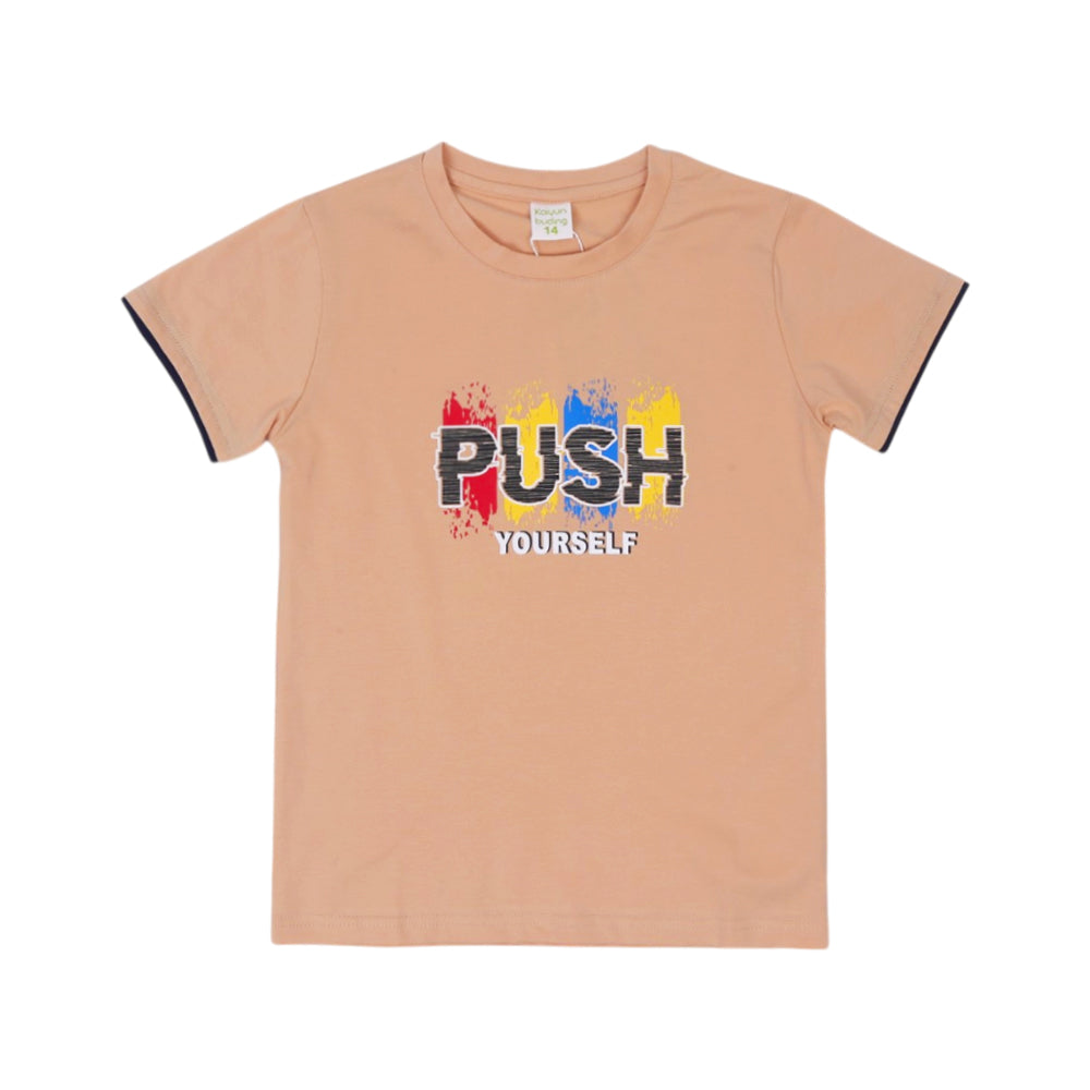 BOYS S/S T-SHIRT ROUND NECK SKIN IR 6-7 YEAR A7512