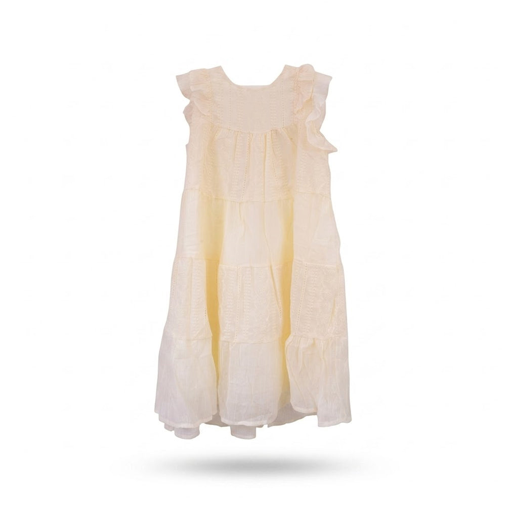 GIRLS S/S COTTON CHICKEN FROCK  IR-26 8-9 YEAR 32577