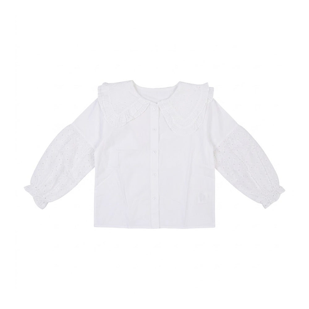 GIRLS S/L COTTON CHICKEN BLOUSE IR-26 6-7 YEAR 2261