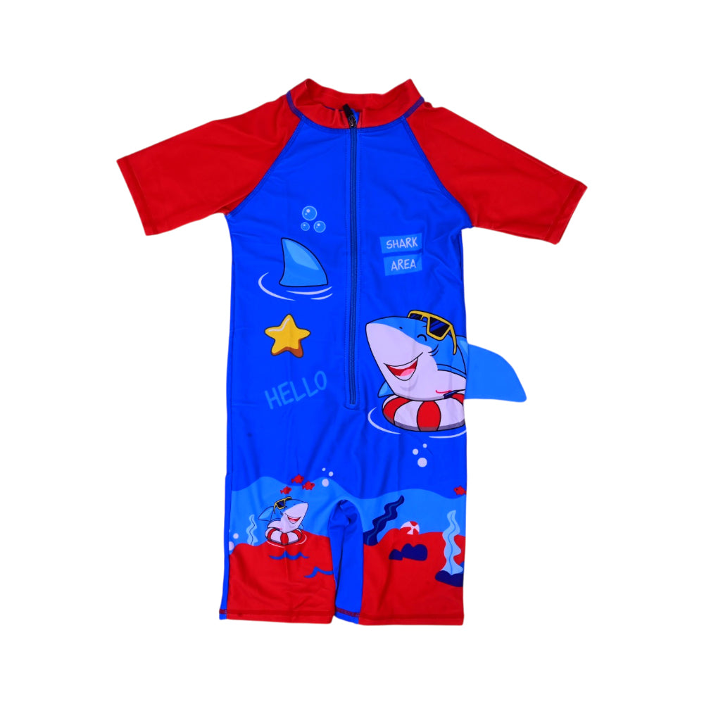 BOYS 2PC SWIMMING COSTUME MULTI IRS-26 8-9 YEAR 01-03