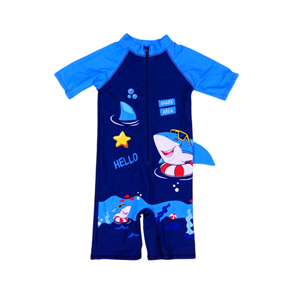 BOYS 2PC SWIMMING COSTUME MULTI IRS-26 9-10 YEAR 01-03