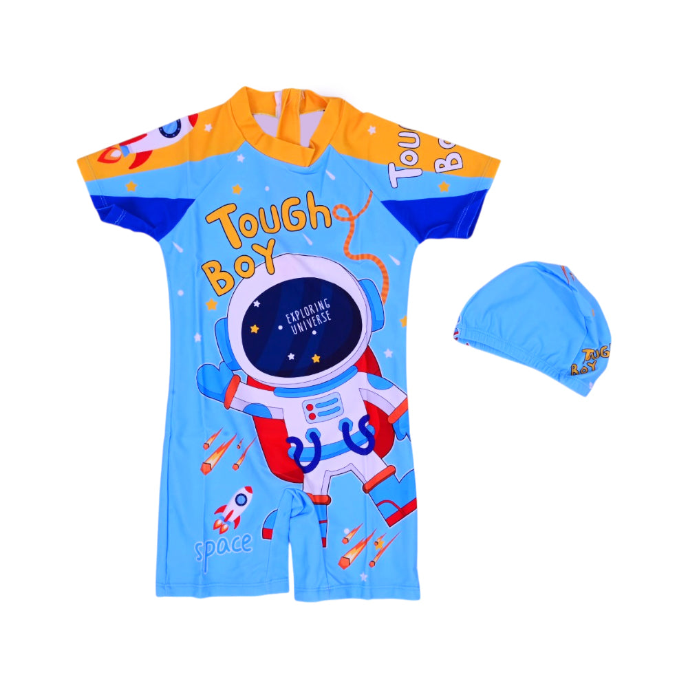 BOYS 2PC SWIMMING COSTUME MULTI IRS-26 5-6 YEAR 04-05