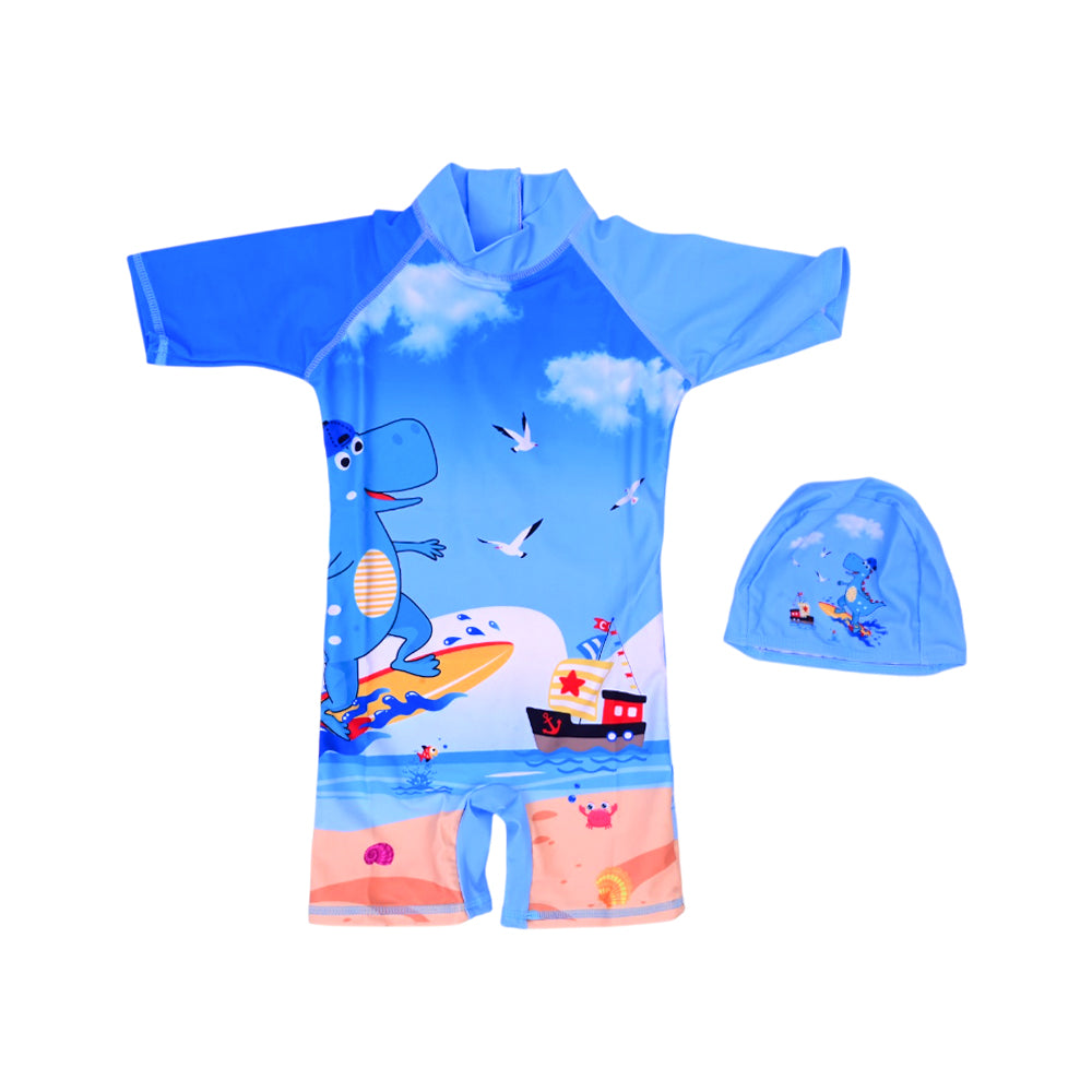 BOYS 2PC SWIMMING COSTUME MULTI IRS-26 4-5 YEAR 06