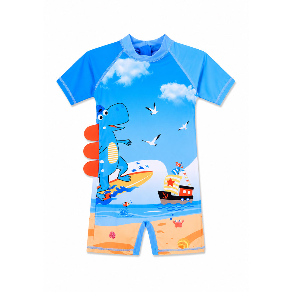 BOYS 2PC SWIMMING COSTUME MULTI IRS-26 6-7 YEAR 06