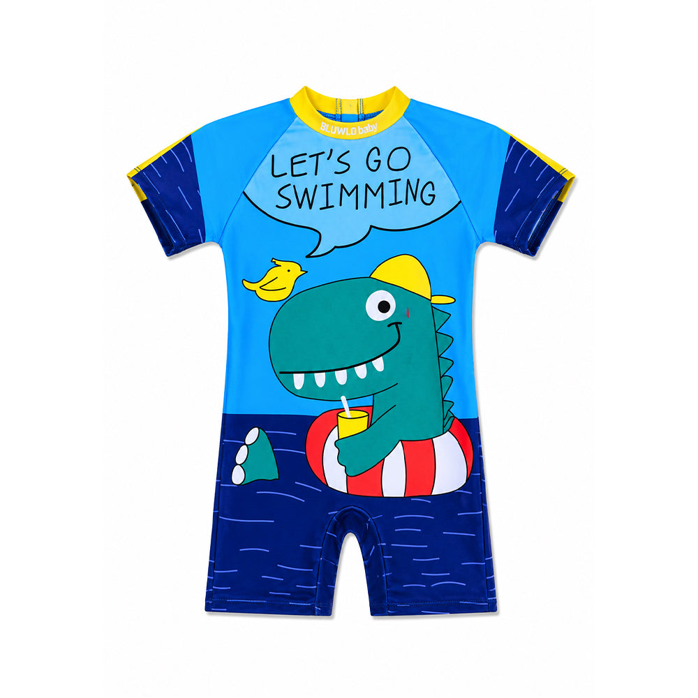 BOYS 2PC SWIMMING COSTUME MULTI IRS-26 7-8 YEAR 06