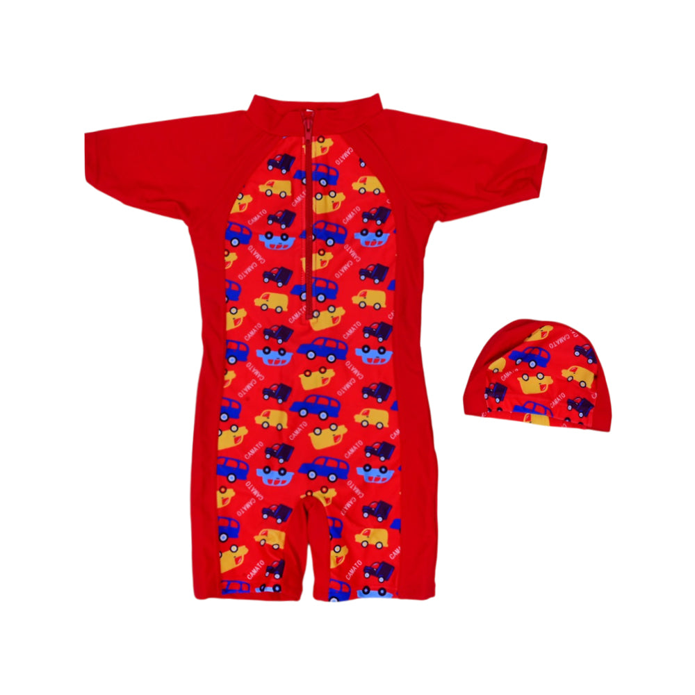 BOYS 2PC SWIMMING COSTUME MULTI IRS-26 4-5 YEAR 13