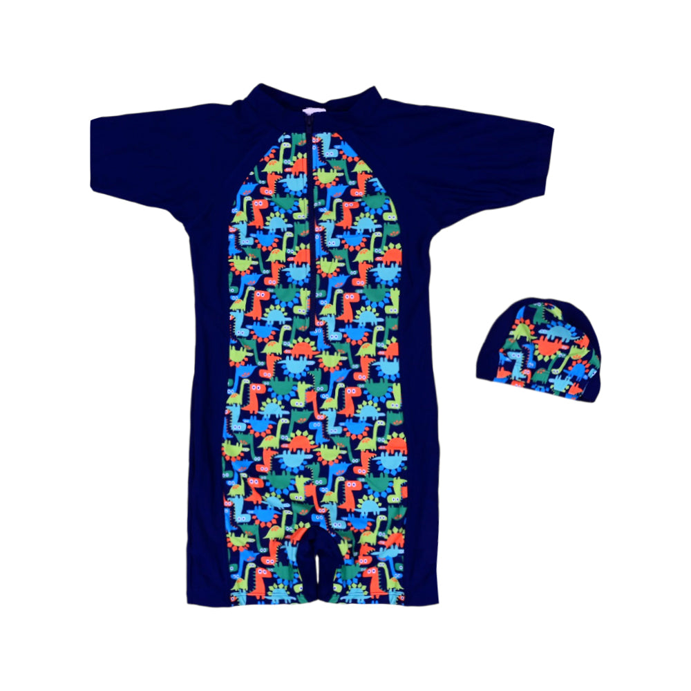 BOYS 2PC SWIMMING COSTUME MULTI IRS-26 6-7 YEAR 13