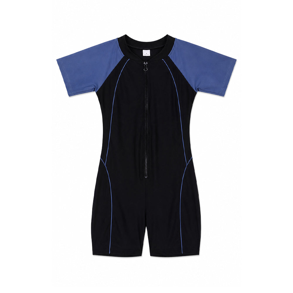 UNISEX S/S 2PC SWIMMING COSTUME ROMPER STYLE IRS-26 10-11 YE