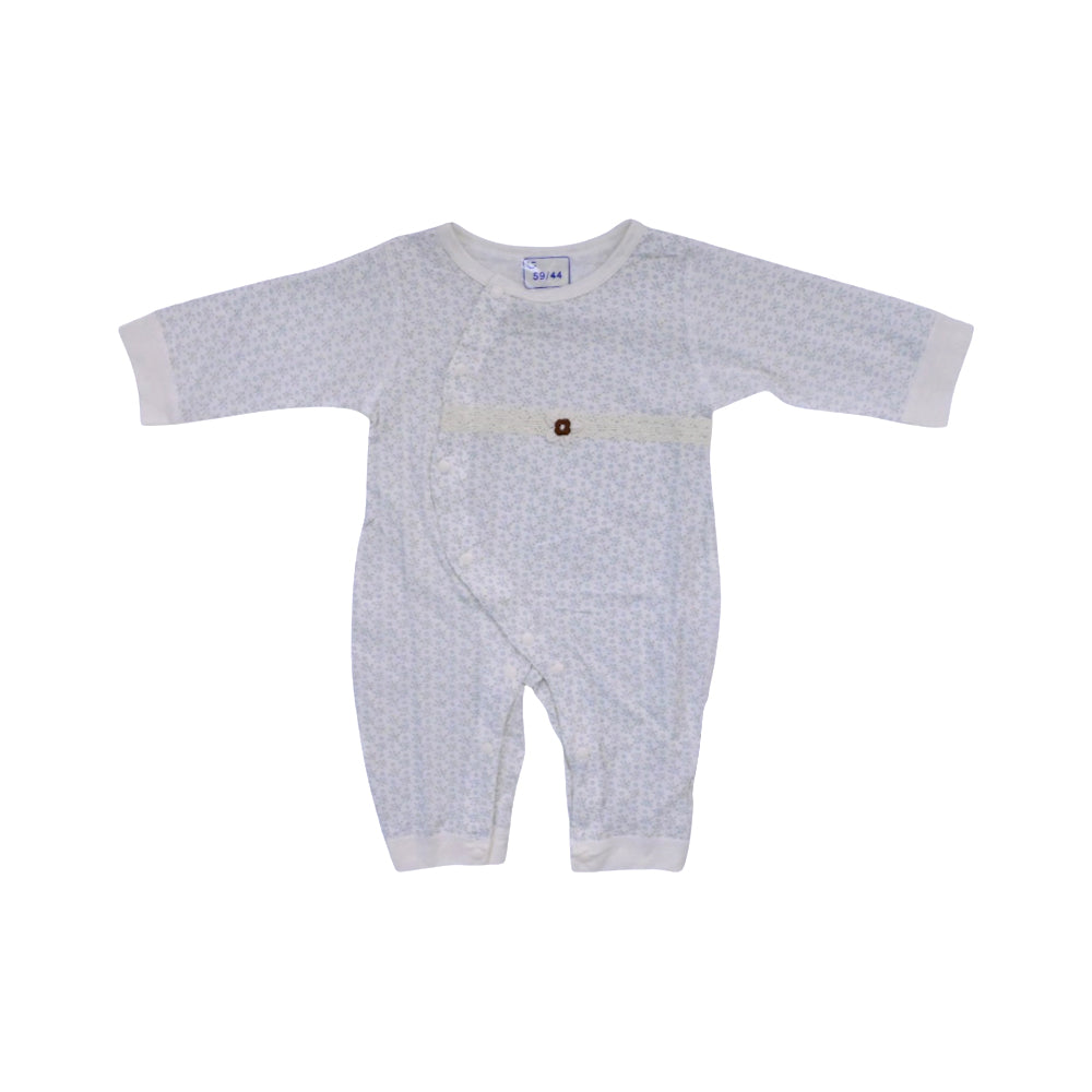 GIRLS L/S PRINTED ROMPER GREY N.B ZHS-26 67204 A/G