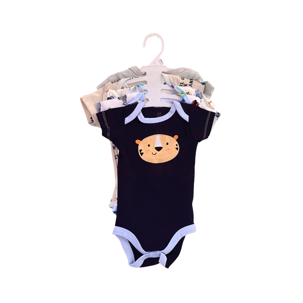 BOYS L/S 5PC BODY SUIT MULTI 3-6M ZHS-26 NO-9 W.G