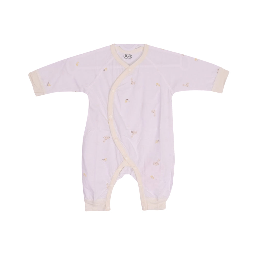 GIRLS L/S PRINTED ROMPER L/W LEMON N.B ZHS-26 001 W.G