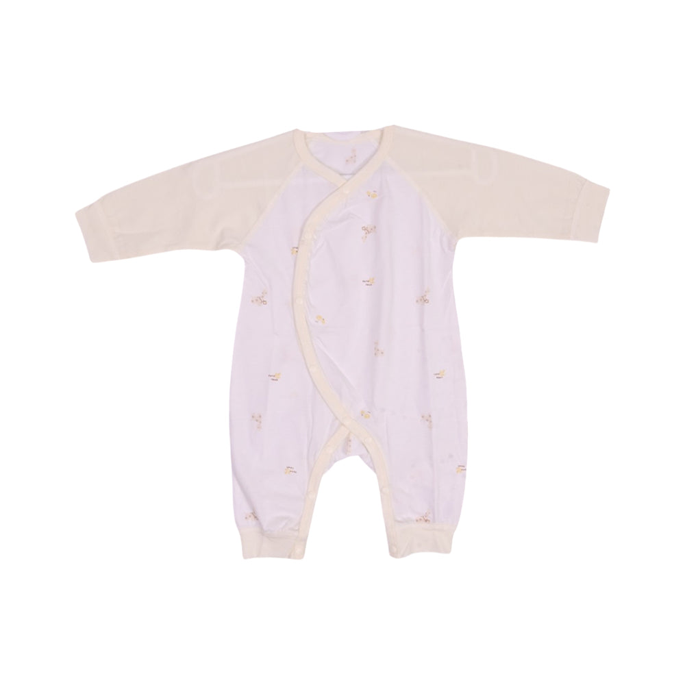 GIRLS L/S PRINTED ROMPER L/W LEMON 0-3M ZHS-26 001 W.G
