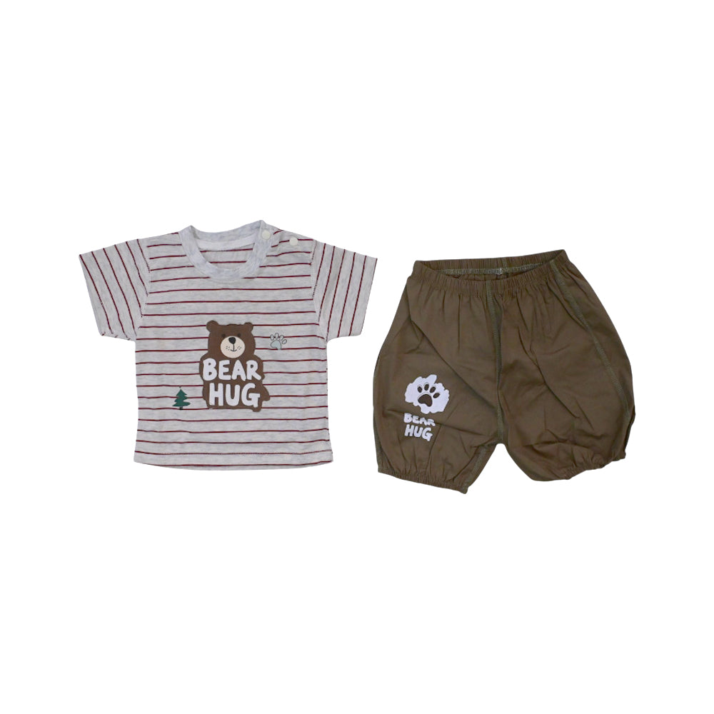 BOYS S/S 2PC KNICKER  SUIT 3-6M ZHS-26 NO-6 W.G