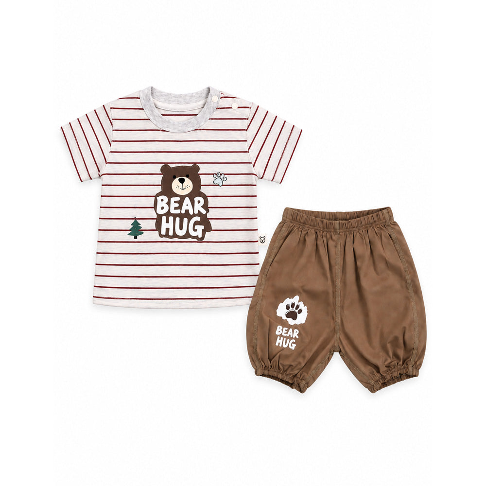 BOYS S/S 2PC KNICKER  SUIT 6-9M ZHS-26 NO-6 W.G