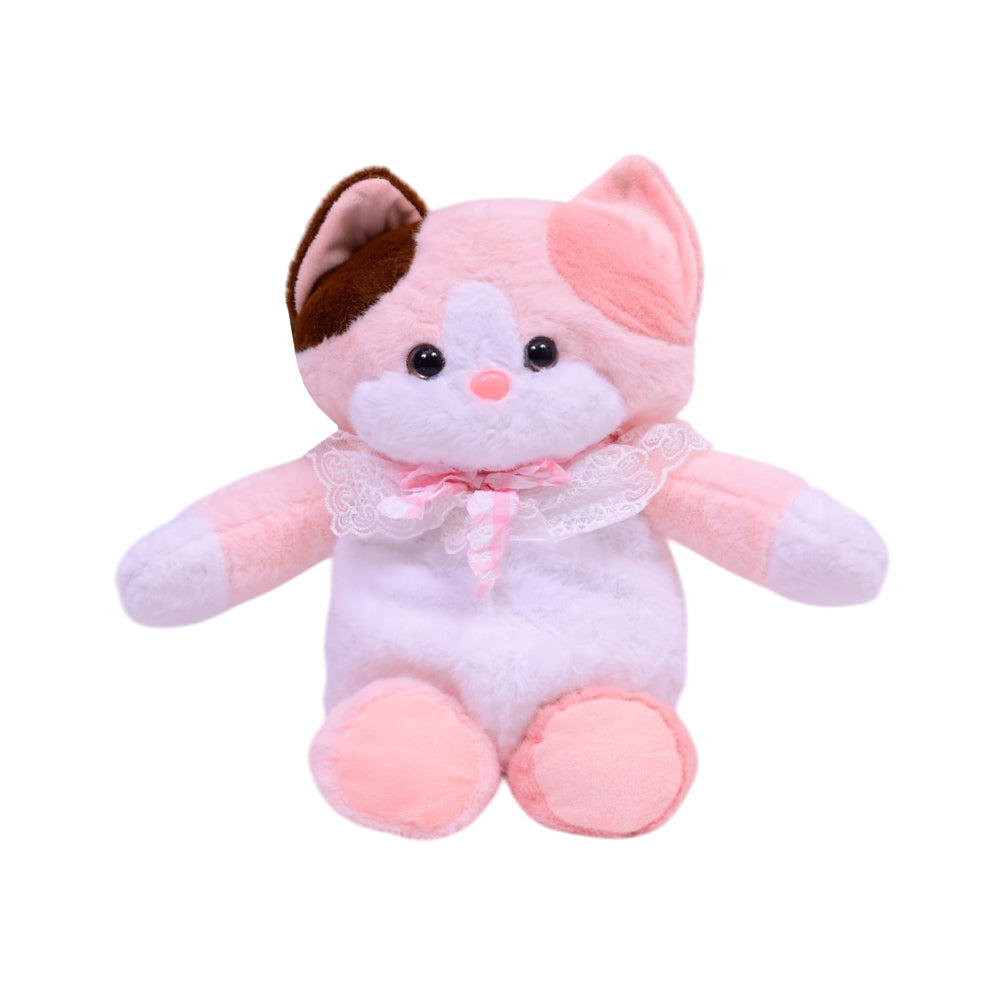 KIDS SHOULDER STAFF FUR BAG 102 ZHS-26 WHITE PINK W.G