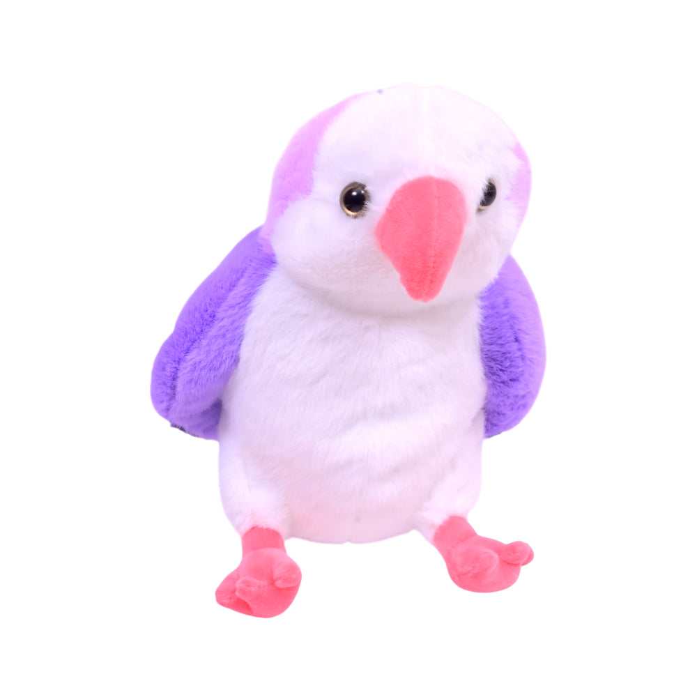 KIDS SHOULDER STAFF FUR BAG 106 ZHS-26 WHITE PURPLE W.G