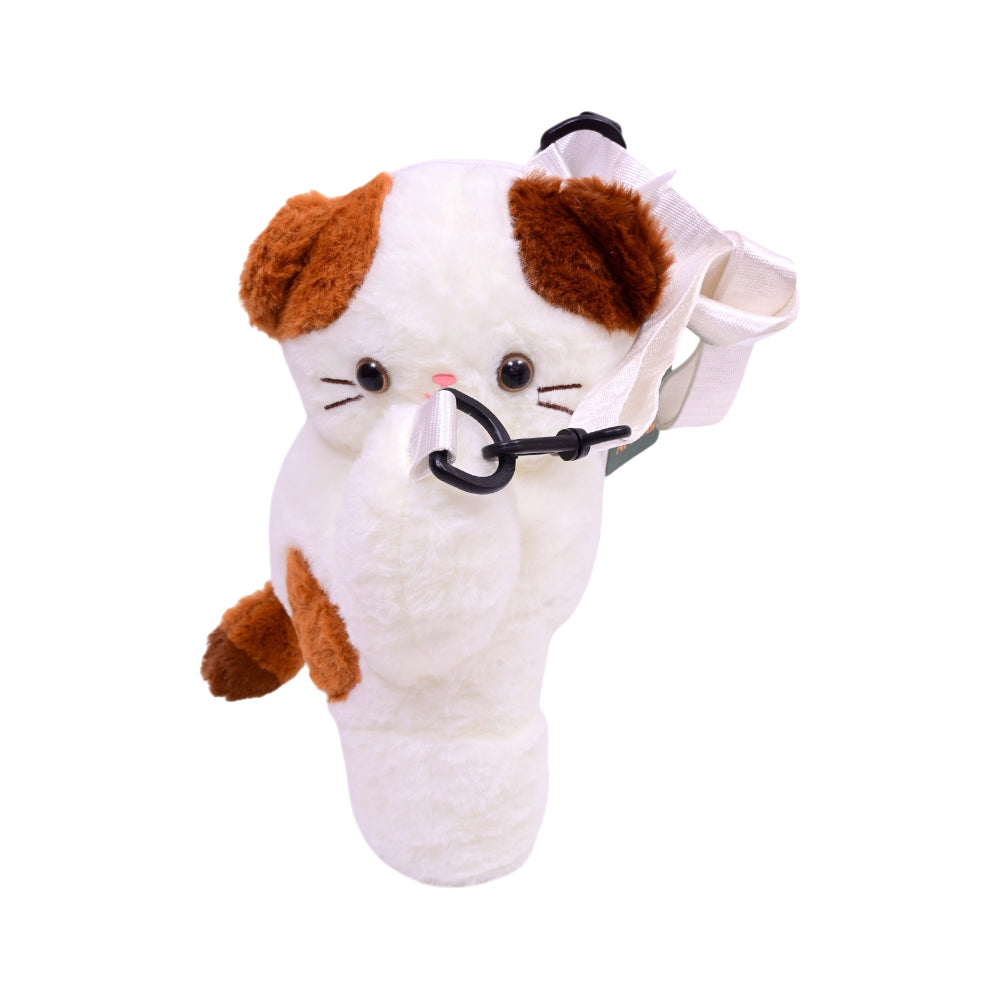 KIDS SHOULDER STAFF FUR BAG 108 ZHS-26 OFF WHITE W.G