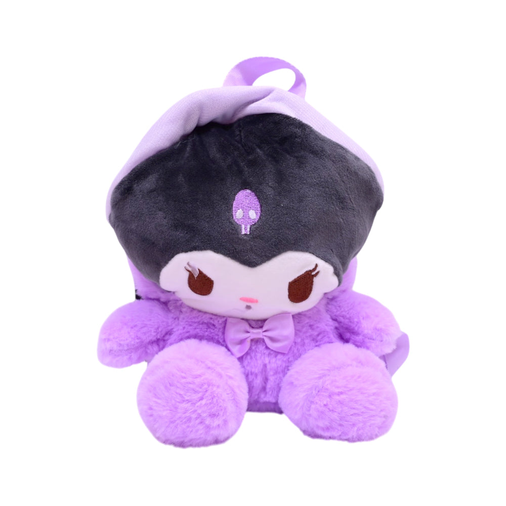 KIDS SHOULDER STAFF FUR BAG 1010 ZHS-26 PURPLE W.G