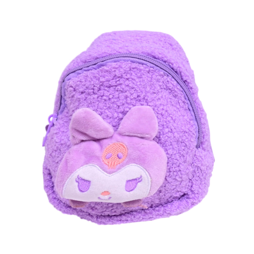 KIDS SHOULDER STAFF FUR BAG 1013 ZHS-26 PURPLE W.G