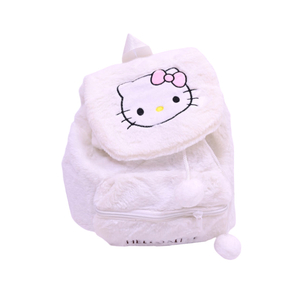 KIDS SHOULDER STAFF FUR BAG 1014 ZHS-26 OFF WHITE W.G