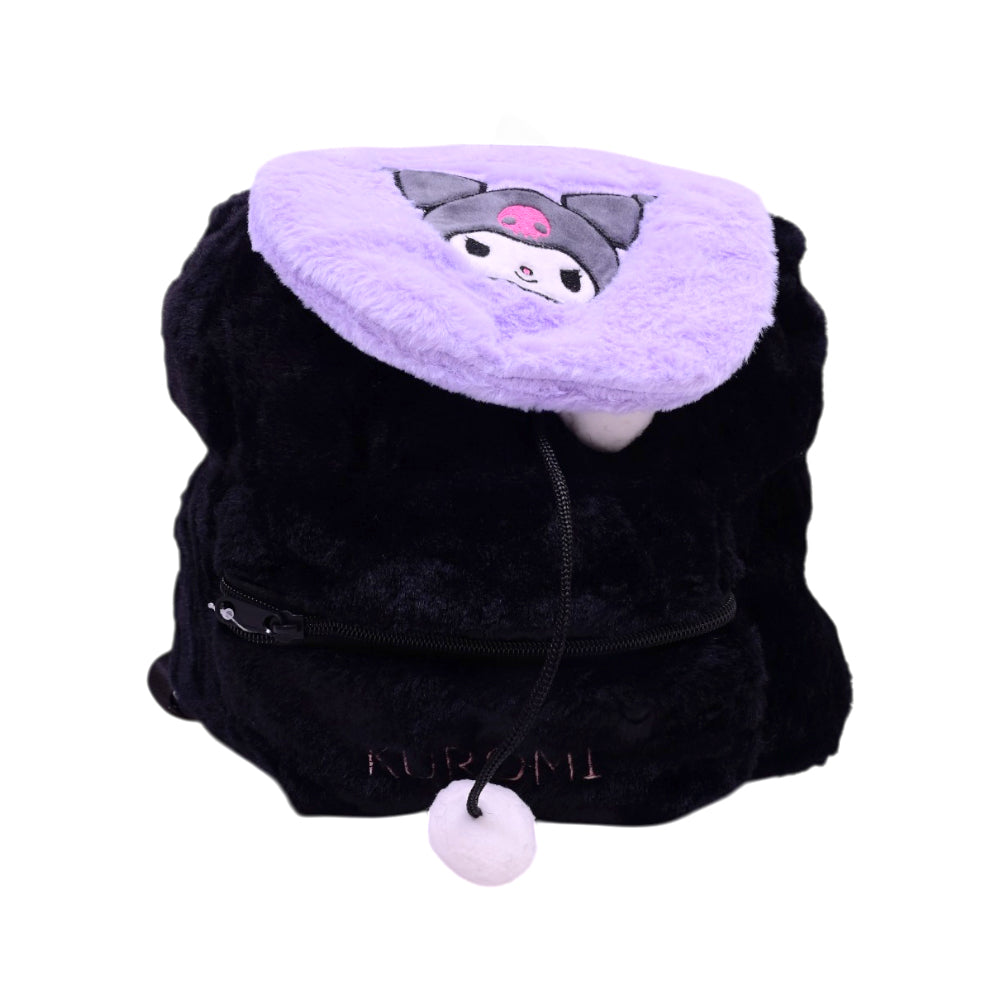 KIDS SHOULDER STAFF FUR BAG 1014 ZHS-26 BLACK W.G
