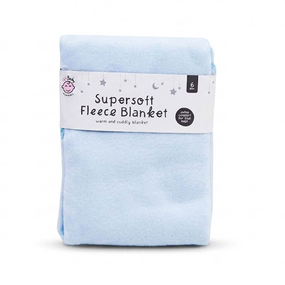 BABY SUPERSOFT FLEECE WRAPPING SHEET SKY BLUE ZS-26