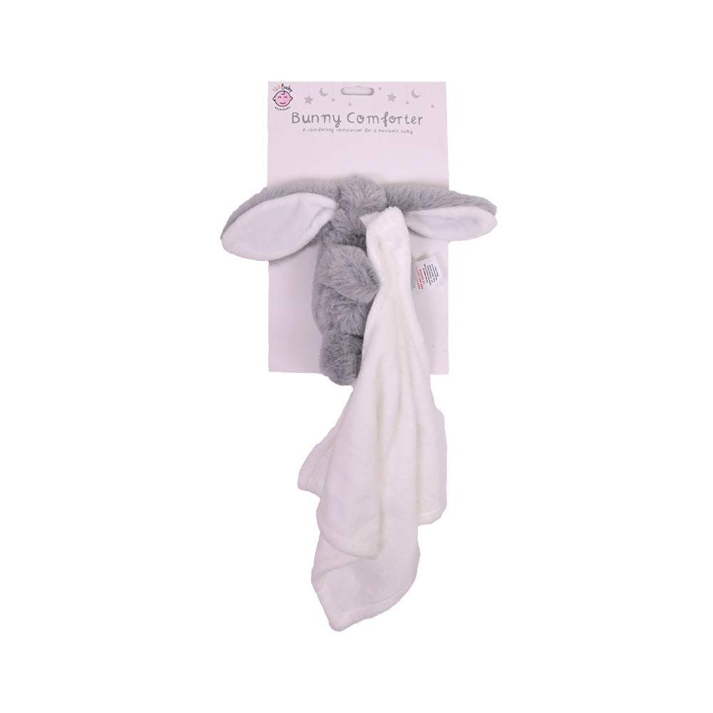 BABY SUPERSOFT FLEECE WHITE NAPKIN WITH BUNNY ZS-26 123