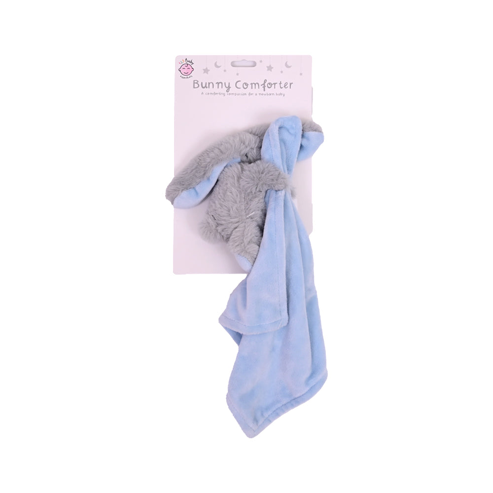 BABY SUPERSOFT FLEECE BLUE NAPKIN WITH BUNNY ZS-26 123