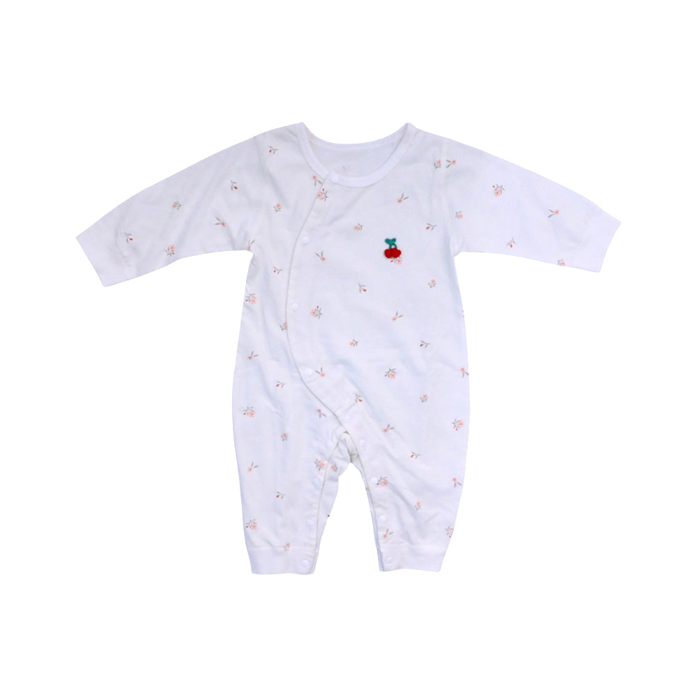 GIRLS L/S L/W ROMPER OFFWHITE 0-3 ZHS-26 9266 I.G
