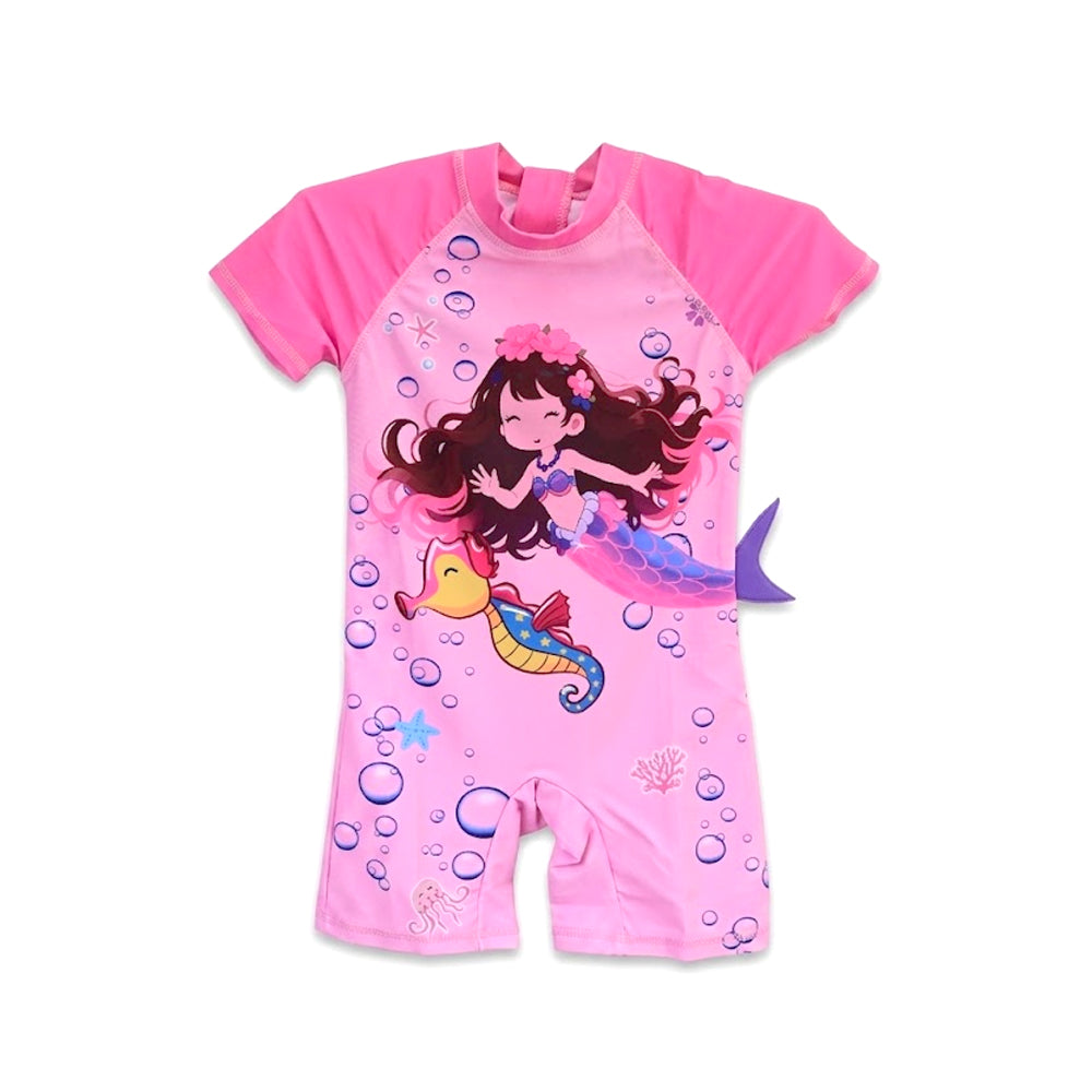 GIRLS 2PC SWIMMING COSTUME PINK 2-3YEAR NO-2 THAI-26