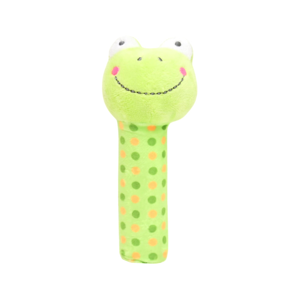 KIDS STUFF RATTLE GREEN FROG MDW-23 CHI SNTY41-5
